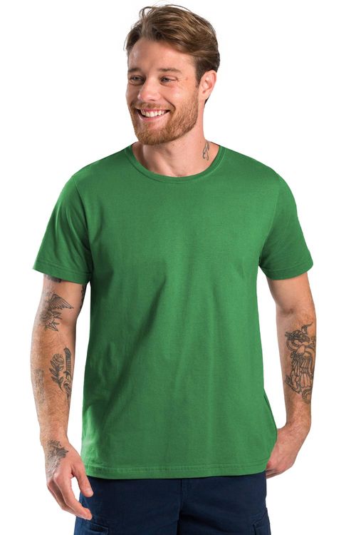 T-Shirt Básica Fit Verde Bandeira