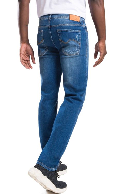 Calça Jeans Slim Premium Flex Destroyer