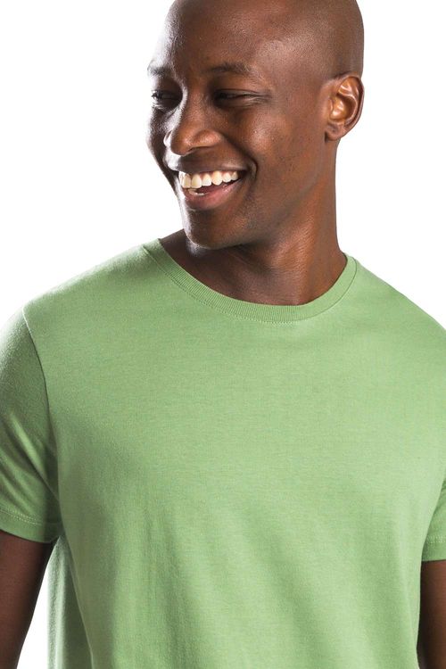 T-Shirt Básica Premium Sem Costura Verde