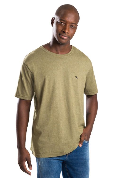 T-Shirt Básica Comfort Fit Verde Militar