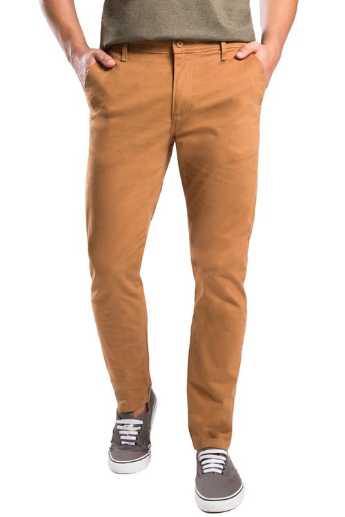 Calça Chino Flex Caramelo