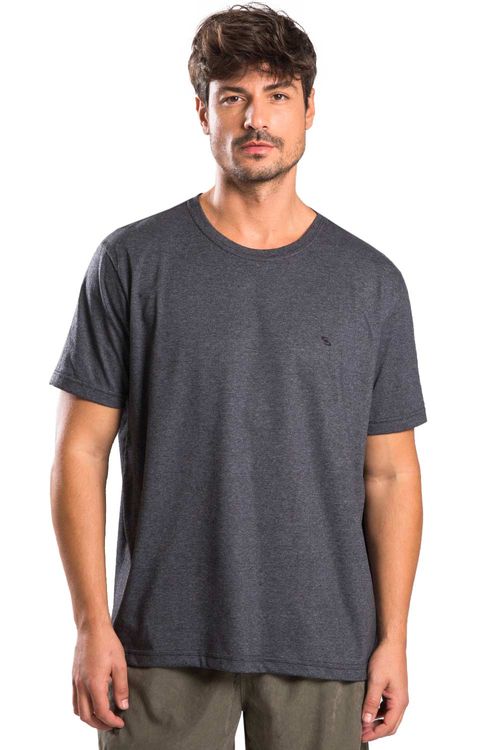 T-Shirt Básica Comfort Fit Preto