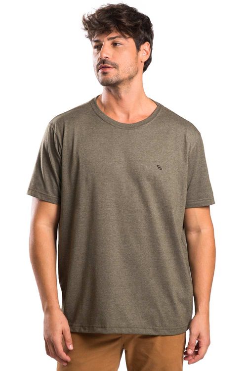 T-Shirt Básica Comfort Fit Verde Musgo