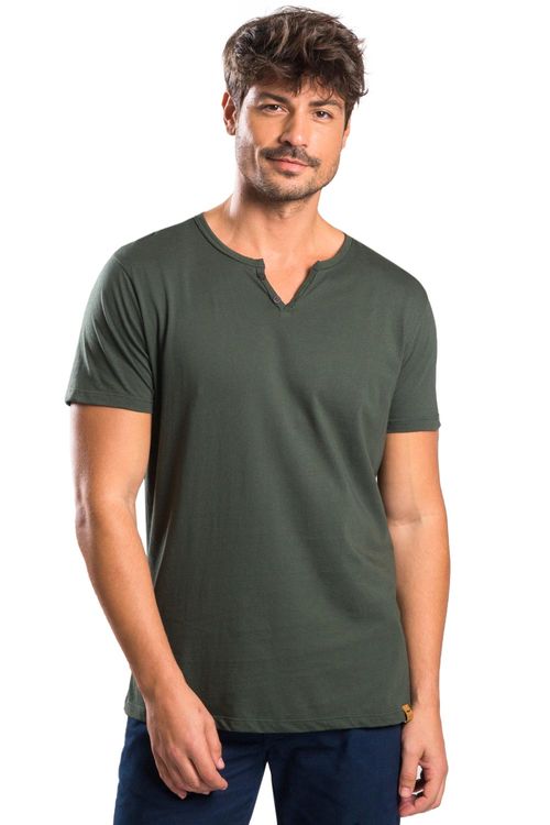 T-Shirt Gola Portuguesa Pima Touch Verde Escuro