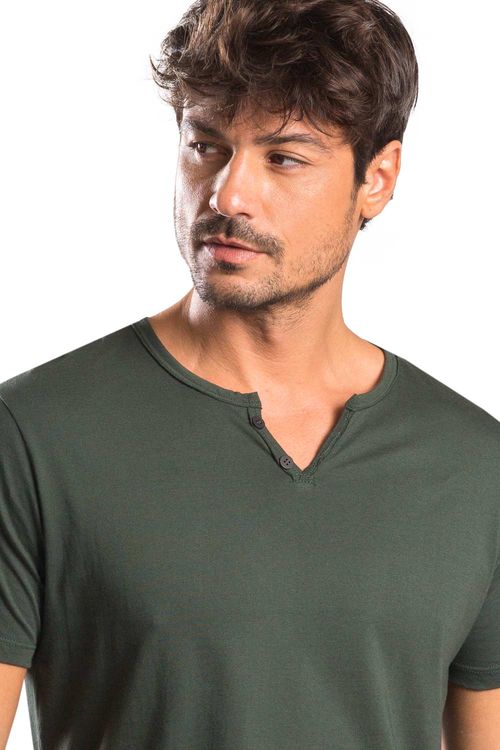 T-Shirt Gola Portuguesa Pima Touch Verde Escuro