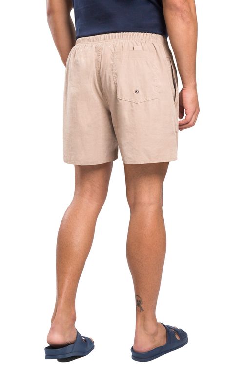 Short Liso Cupro Khaki