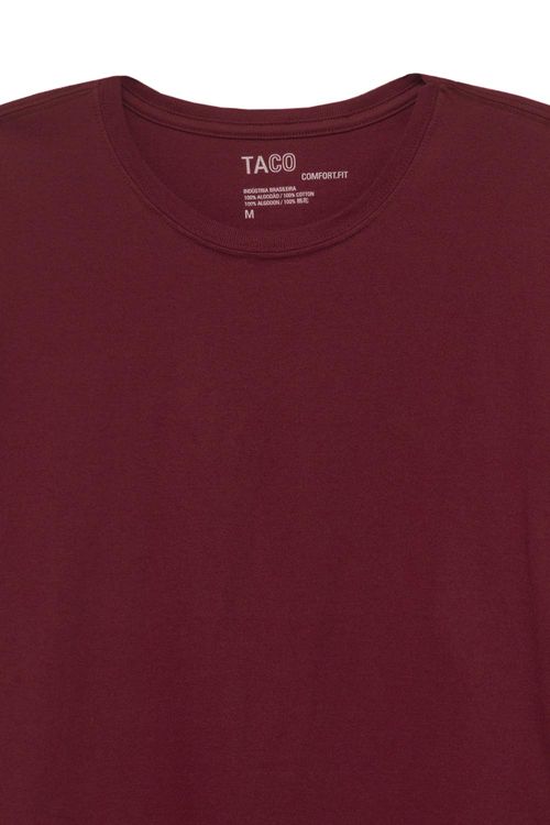 T-Shirt Básica Comfort Vinho