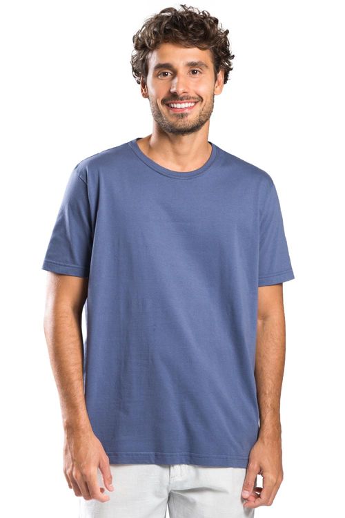 T-Shirt Básica Comfort Azul Jeans