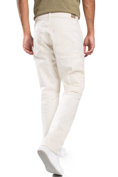 Calça Carpinteiro White Denim Off Wh