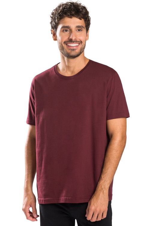 T-Shirt Básica Comfort Vinho