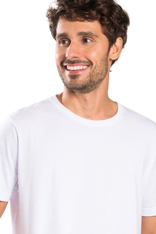T-Shirt Básica Premium Pima Branca