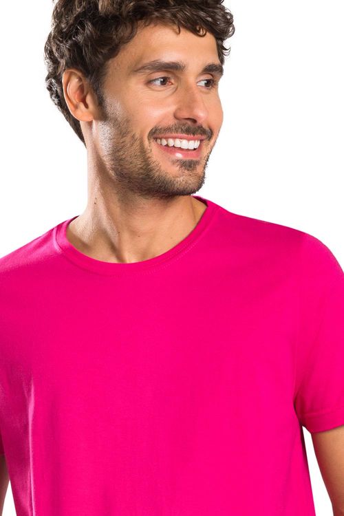 T-Shirt Básica Color Fit Pink