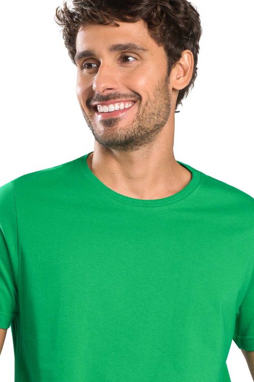 T-Shirt Básica Color Fit Verde Bandeira