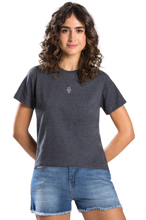 Blusa Básica Premium Cinza