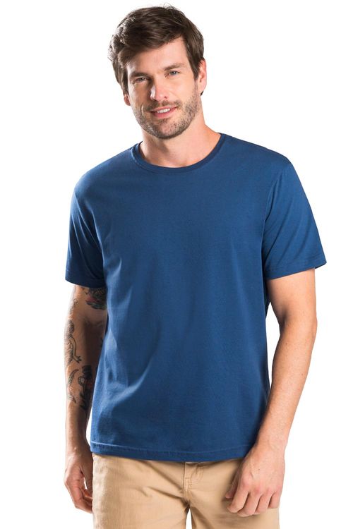 T-Shirt Básica Comfort Azul Marinho