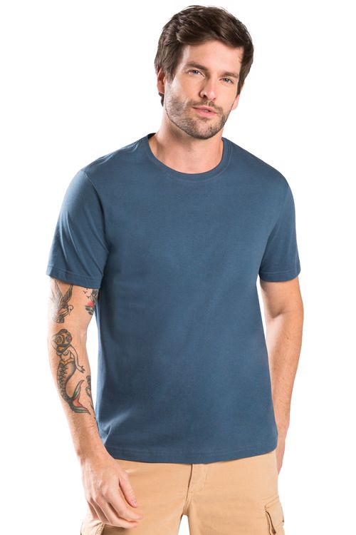 T-Shirt Básica Comfort Azul Petróleo