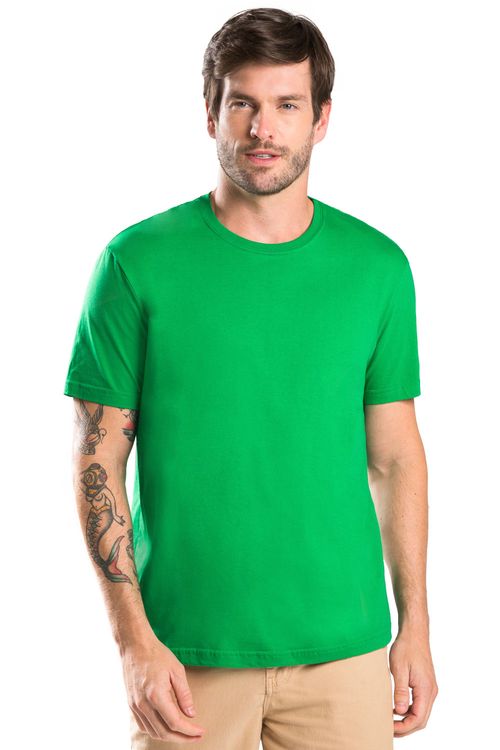 T-Shirt Básica Comfort Verde Bandeira