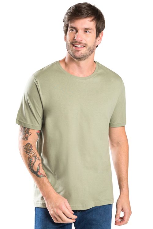 T-Shirt Básica New Comfort Verde Clara