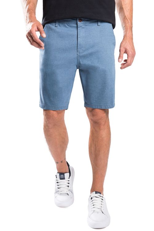 Bermuda Chino Flex Azul