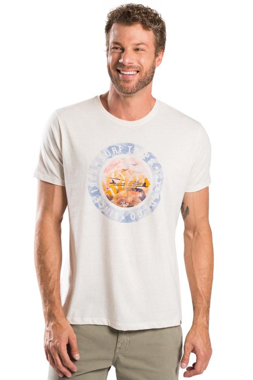 T-Shirt Estampada Surf Cru