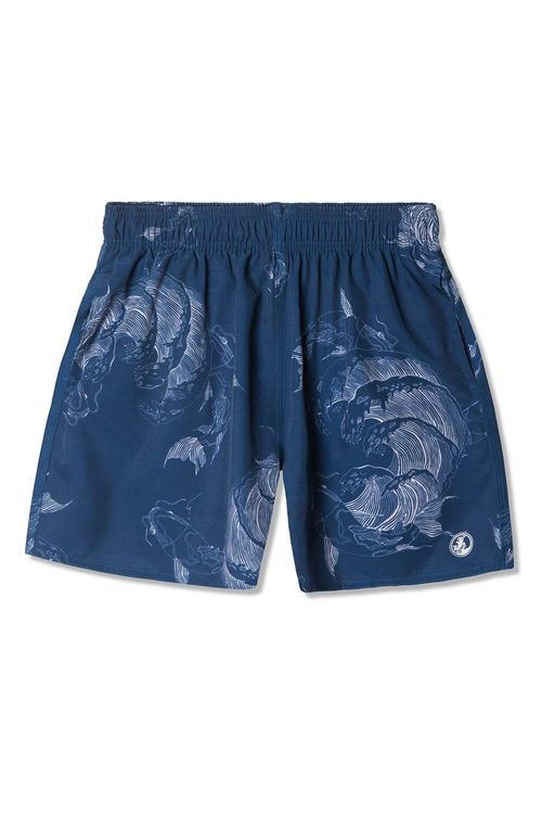 Short Estampado Karpa Azul Marinho