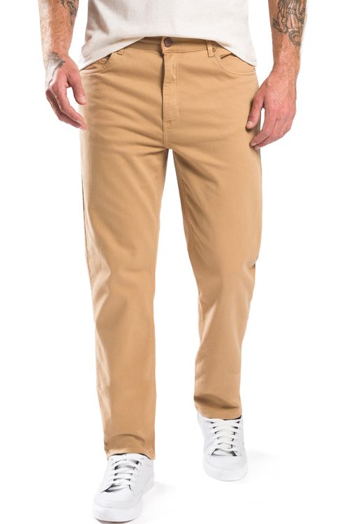 Calça Color Slim Flex Khaki