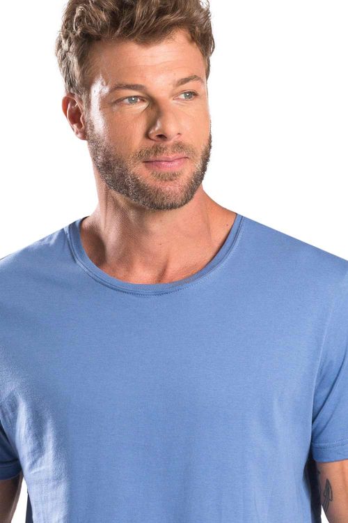 T-Shirt Básica Comfort Azul
