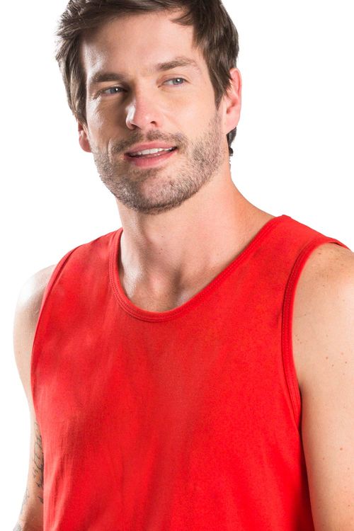 Regata Básica Vermelho Claro