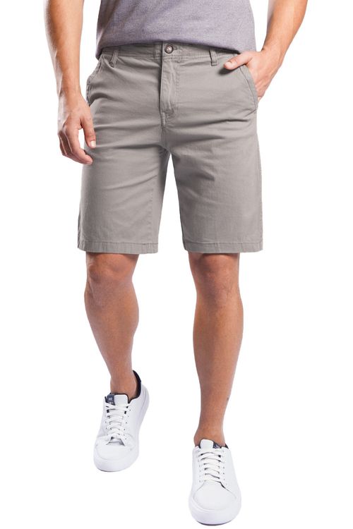 Bermuda Chino Flex Cinza