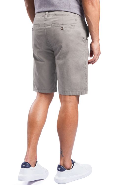 Bermuda Chino Flex Cinza