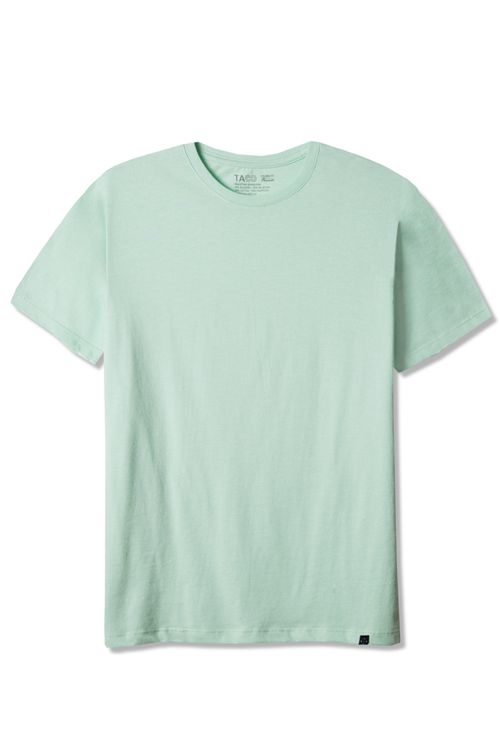 T-Shirt Básica Premium Sem Costura Verde Claro