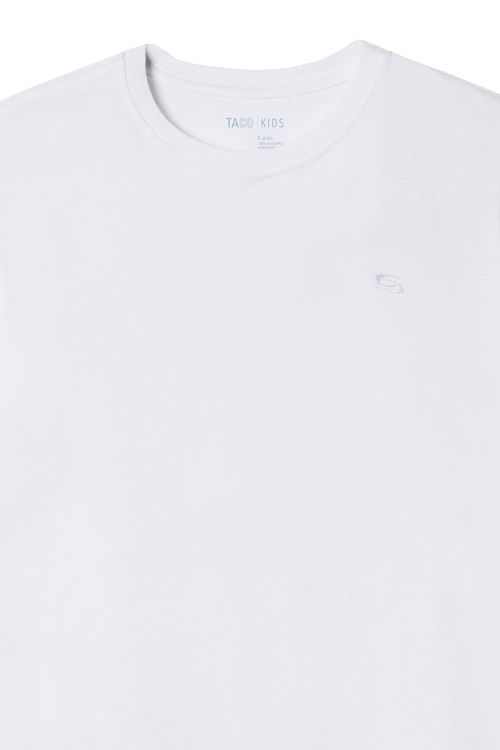 T-Shirt Infantil Básica Branca