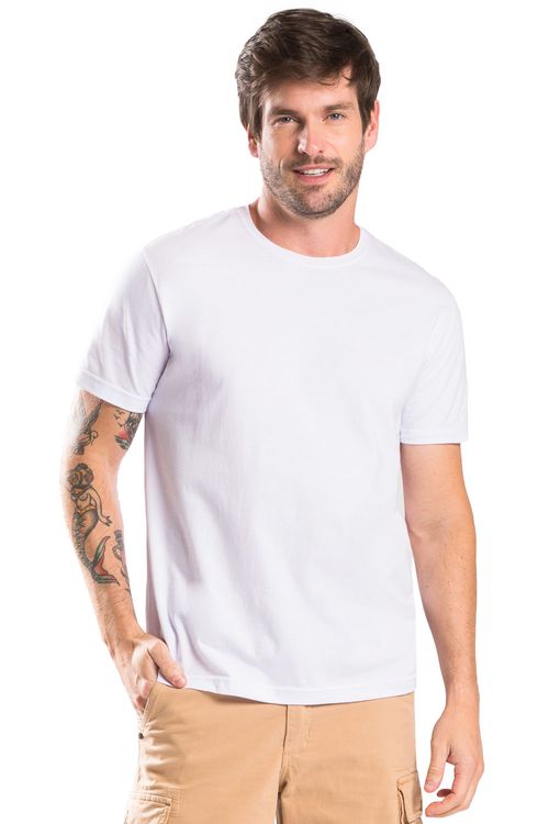 T-Shirt Básica Comfort Branca