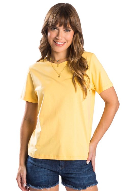 Blusa Básica Egípcia Premium Amarelo