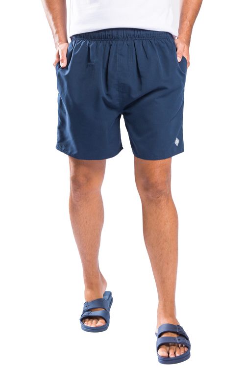 Short Liso Azul Marinho