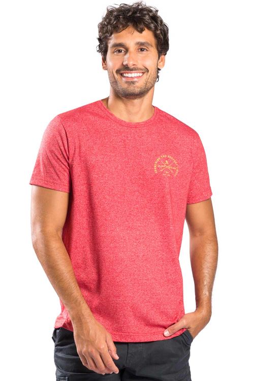 T-Shirt Estampada Moline Vermelho Claro