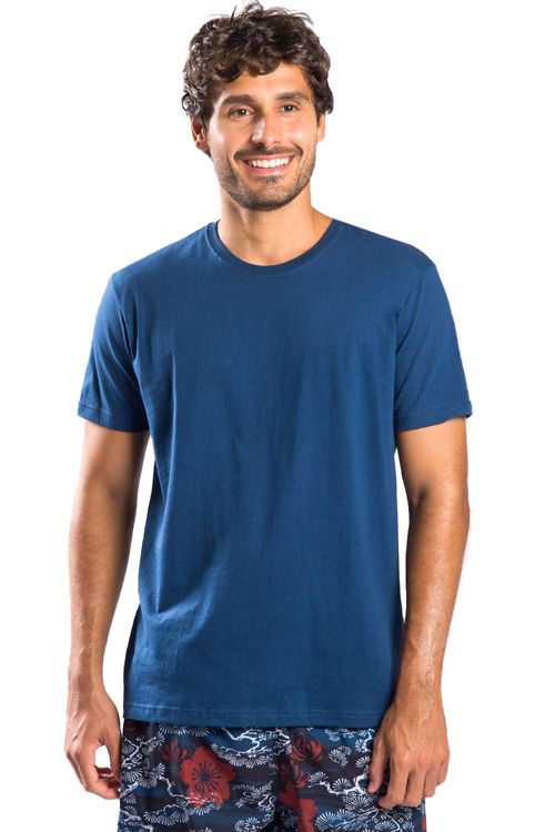 T-Shirt Básica Comfort Azul Marinho