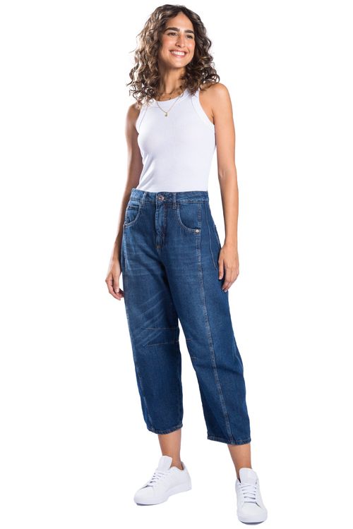 Calça Jeans Barrel Stone