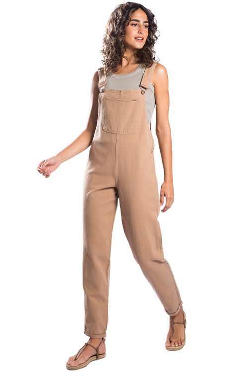 Jardineira De Sarja Khaki