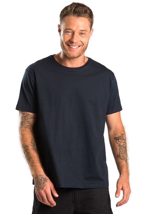 T-Shirt Básica Comfort Azul Marinho