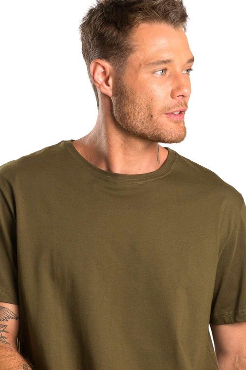 T-Shirt Básica Comfort Verde Musgo
