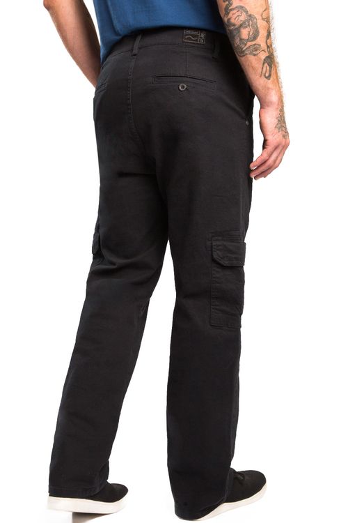 Calça Color Cargo Flex Preta