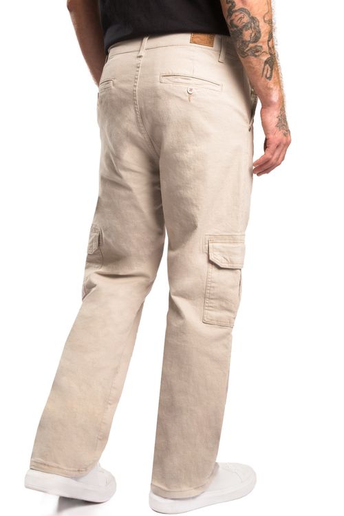 Calça Color Cargo Flex Chino