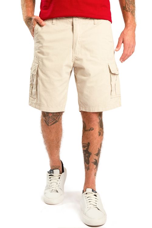 Bermuda Cargo De Algodão Chino