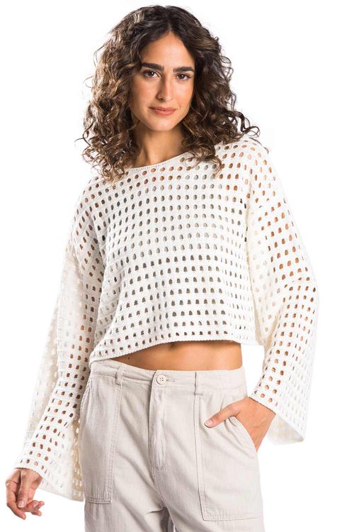 Suéter De Tricot Off White