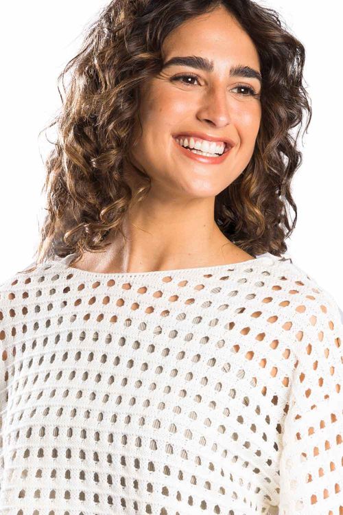 Suéter De Tricot Off White