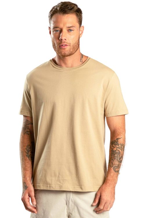 T-Shirt Básica Comfort Khaki