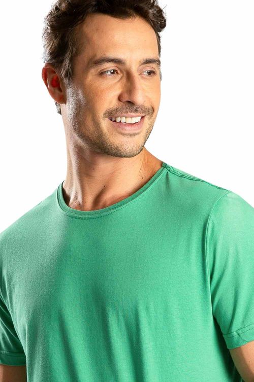 T-Shirt Básica Color New Fit Verde