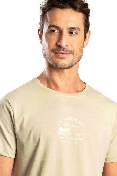 T-Shirt Estampada Wild Riffs Khaki