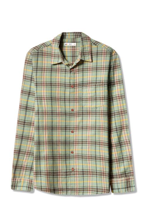 Camisa Xadrez Flanelada Verde